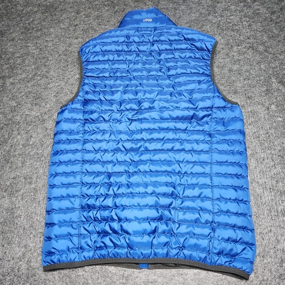 Eddie Bauer Mens 700 Down Filled Performance Packable Baffled Vest Blue Small - Picture 4 of 8
